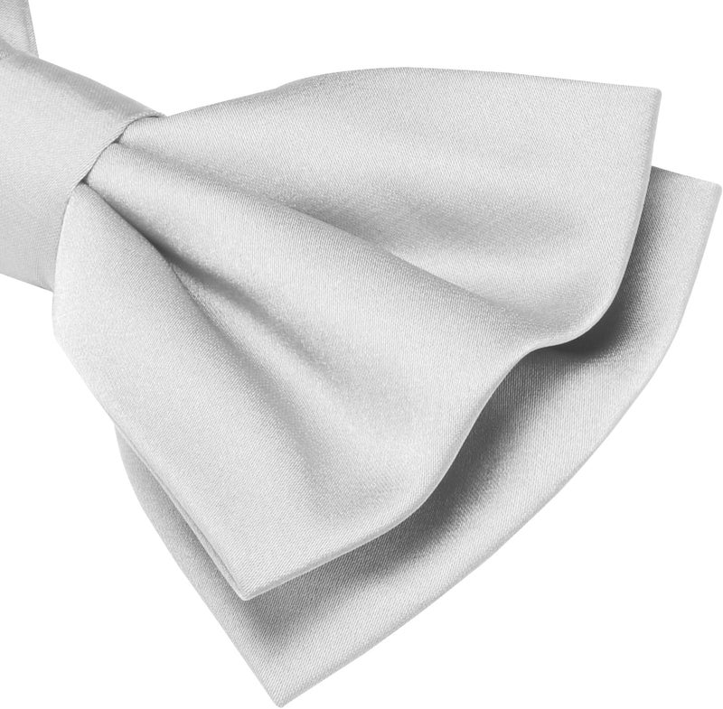 Branduce Solid Color Pre-tied Bow Tie Quality Adjustable Bowtie for Men Party Wedding - Image 3